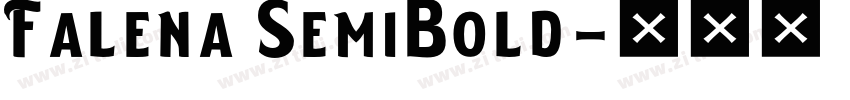 Falena SemiBold字体转换